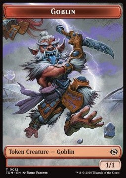 Warrior 0013 - Goblin 0012 Tarkir Dragonstorm Token