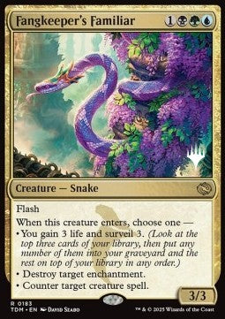 Tarkir Dragonstorm 0183 Fangkeeper's Familiar (Silver Stamped)