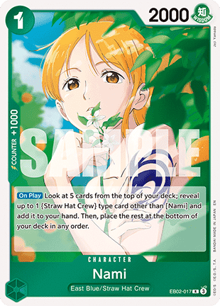 Anime 25th Collection EB02-017 Nami (Foil)