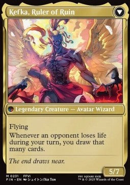 Final Fantasy 0231 Kefka, Court Mage//Kefka, Ruler of Ruin