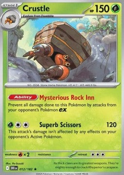 Destined Rivals 012/182 Crustle (Reverse Holo)