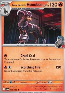 Destined Rivals 038/182 Team Rocket's Houndoom