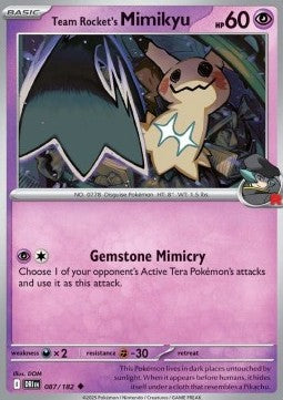 Destined Rivals 087/182 Team Rocket's Mimikyu
