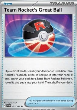 Destined Rivals 175/182 Team Rocket's Great Ball