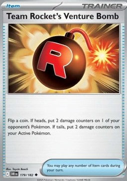 Destined Rivals 179/182 Team Rocket's Venture Bomb