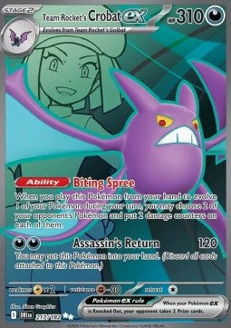 Destined Rivals 217/182 Team Rocket's Crobat ex