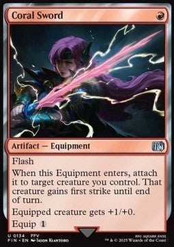 Final Fantasy 0134 Coral Sword (Foil)