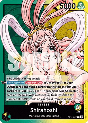 A Fist of Divine Speed OP11-022 Shirahoshi