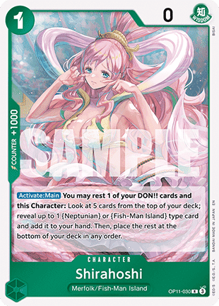 A Fist of Divine Speed OP11-030 Shirahoshi (Foil)