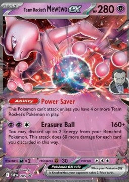 Scarlet & Violet Promo SVP205 Team Rocket's Mewtwo ex