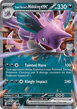 Scarlet & Violet Promo SVP217 Team Rocket's Nidoking ex