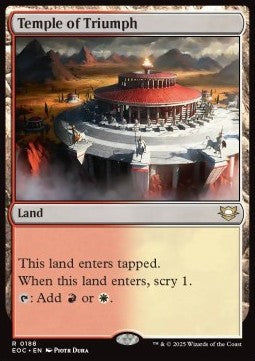 Edge of Eternities Commander 0188 Temple of Triumph