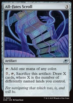 Edge of Eternities 0234 All-Fates Scroll (Foil)