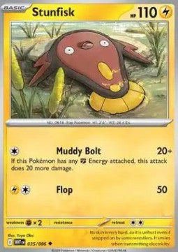 White Flare 035/086 Stunfisk (Reverse Holo)