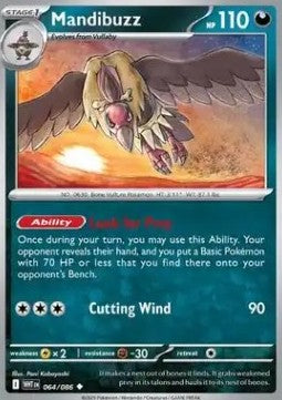 White Flare 064/086 Mandibuzz (Reverse Holo)