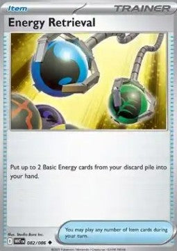White Flare 082/086 Energy Retrieval (Reverse Holo)
