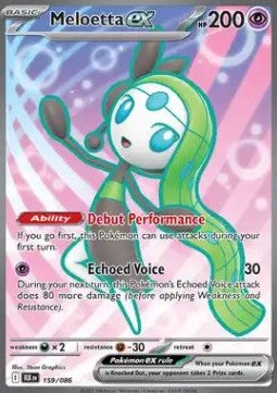Black Bolt 159/086 Meloetta ex