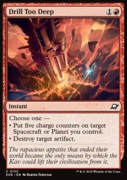 Edge of Eternities 0133 Drill Too Deep (Foil)