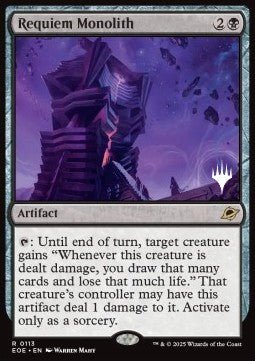 Edge of Eternities 0113 Requiem Monolith (Silver Stamped)