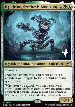 Edge of Eternities 0216 Dyadrine, Synthesis Amalgam (Silver Stamped)
