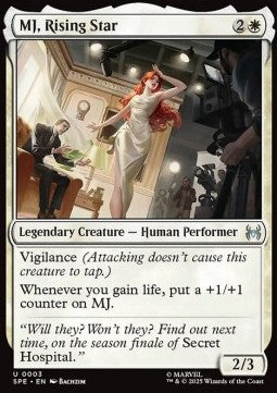 Marvel's Spider-man Eternal 0003 MJ, Rising Star (Foil)