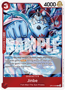 Legacy of the Master OP12-009 Jinbe (Foil)