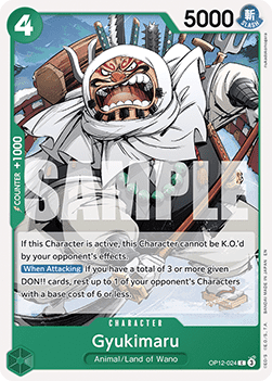 Legacy of the Master OP12-024 Gyukimaru