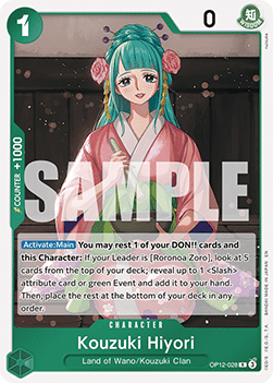 Legacy of the Master OP12-028 Kouzuki Hiyori (Foil)