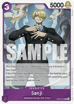 Legacy of the Master OP12-070 Sanji (Foil)