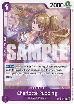 Legacy of the Master OP12-071 Charlotte Pudding (Foil)