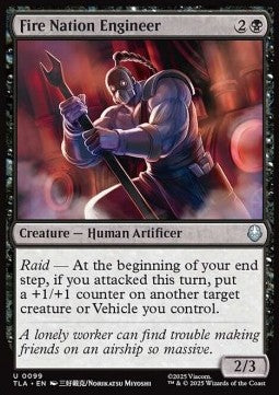 Avatar The Last Airbender 0099 Fire Nation Engineer