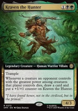 Marvel's Spider-man 0273 Kraven the Hunter (Foil)