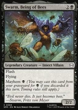 Marvel's Spider-man 0069 Swarm, Being of Bees (Foil)