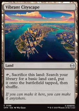 Marvel's Spider-man 0188 Vibrant Cityscape (Foil)