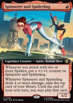 Marvel's Spider-man 0264 Spinneret and Spiderling (Foil)
