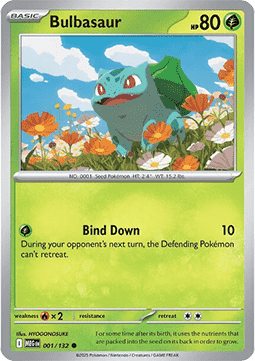 Mega Evolution 001/132 Bulbasaur