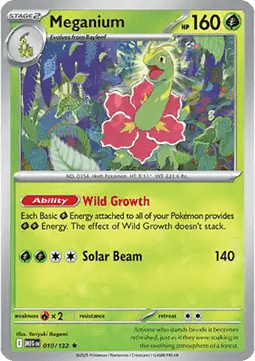 Mega Evolution 010/132 Meganium (Holo)