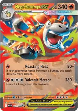 Mega Evolution 022/132 Mega Camerupt ex