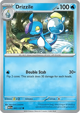 Mega Evolution 040/132 Drizzile (Reverse Holo)