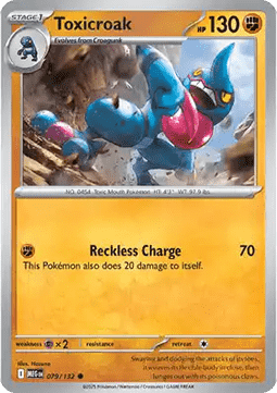 Mega Evolution 079/132 Toxicroak