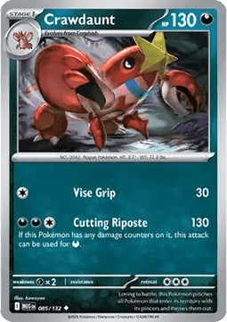 Mega Evolution 085/132 Crawdaunt