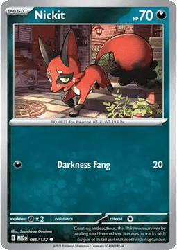 Mega Evolution 089/132 Nickit