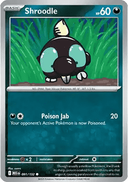 Mega Evolution 091/132 Shroodle