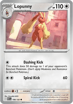 Mega Evolution 108/132 Lopunny