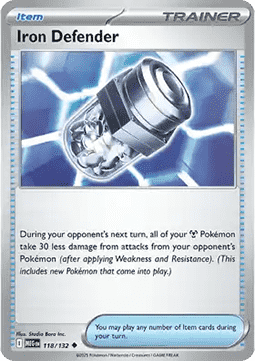 Mega Evolution 118/132 Iron Defender