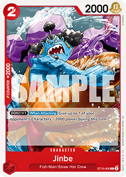 The Three Captains ST10-005 Jinbe (Foil)