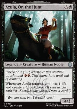 Avatar The Last Airbender 0085 Azula, On the Hunt (Foil)