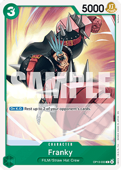Carrying on his Will OP13-033 Franky