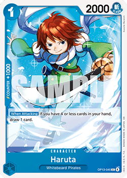 Carrying on his Will OP13-045 Haruta