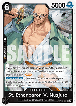 Carrying on his Will OP13-080 St. Ethanbaron V. Nusjuro